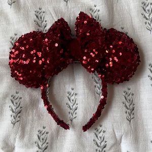 3 for $30! Red Sequin Mickey/Minnie Mouse Ears, Small Shop, Disney World